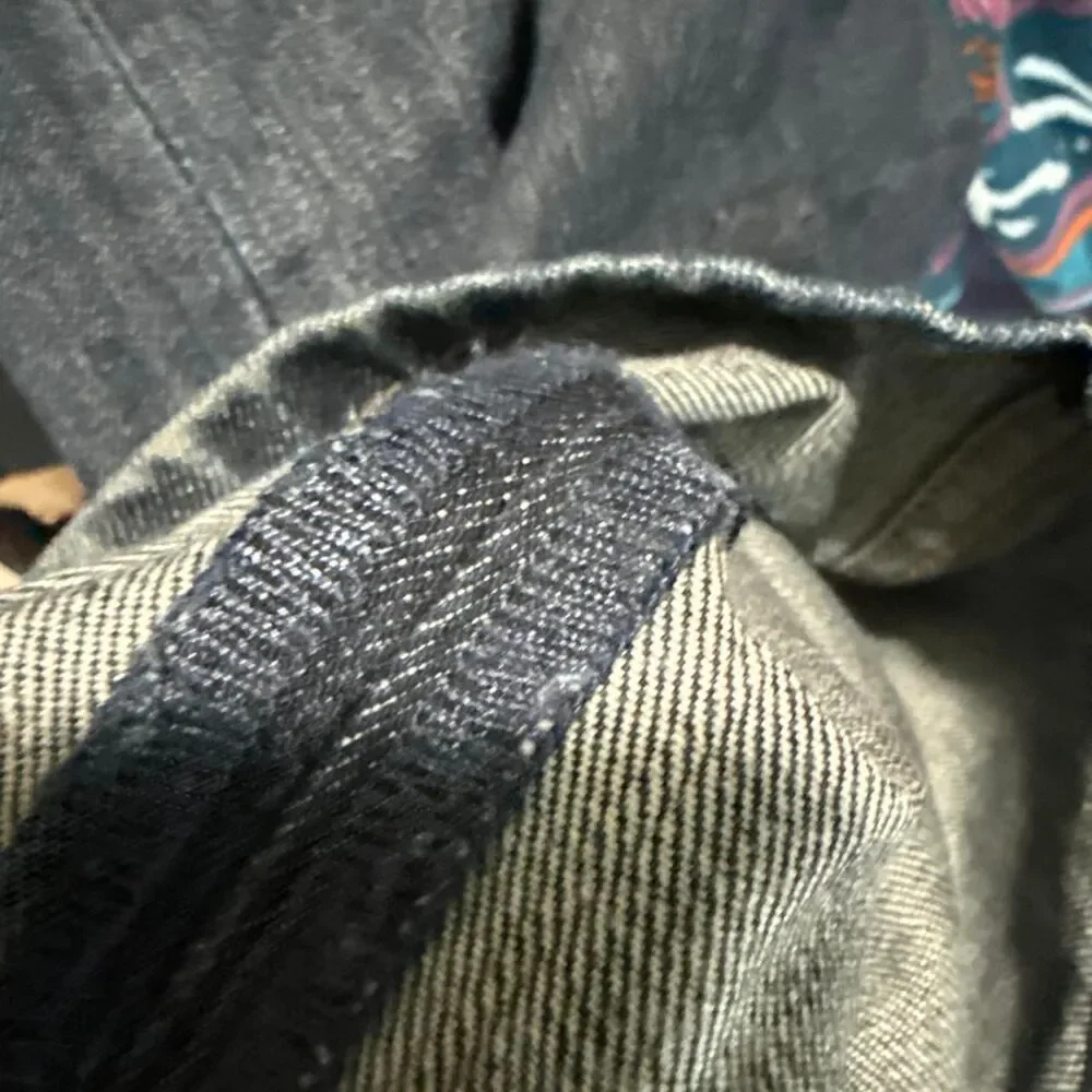 Levi-s Men's Navy and Blue Jeans